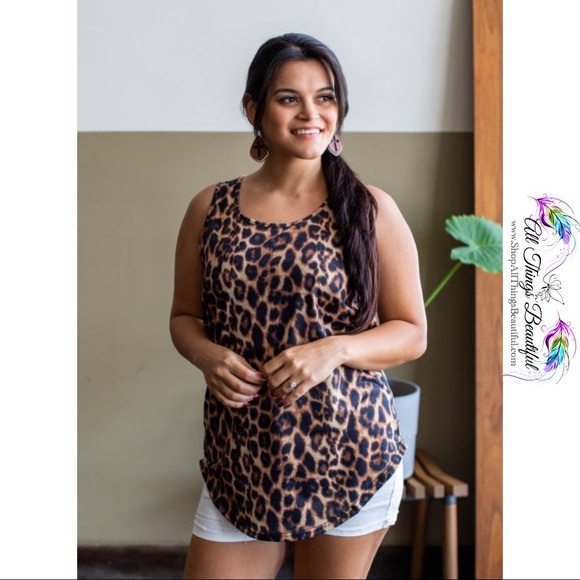 •L&B Summer Essential Tank In Leopard• - Picture 4 of 5